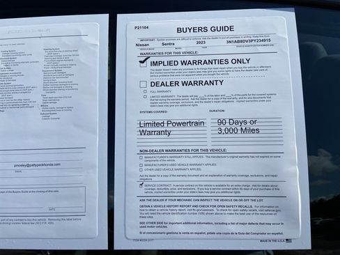 Used 2023 Nissan Sentra SR w/ Electronics Package FWD image 5