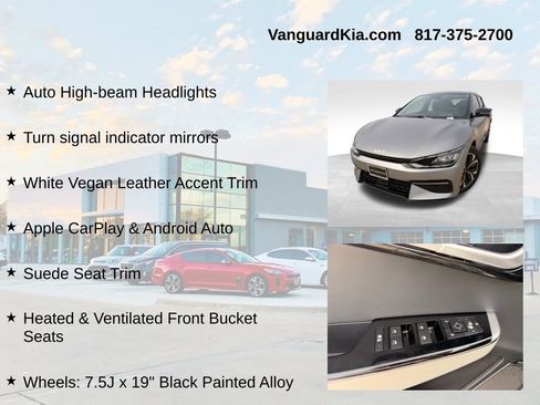 Certified 2022 Kia EV6 GT-Line w/ GT-Line Suede Seat Package image 12