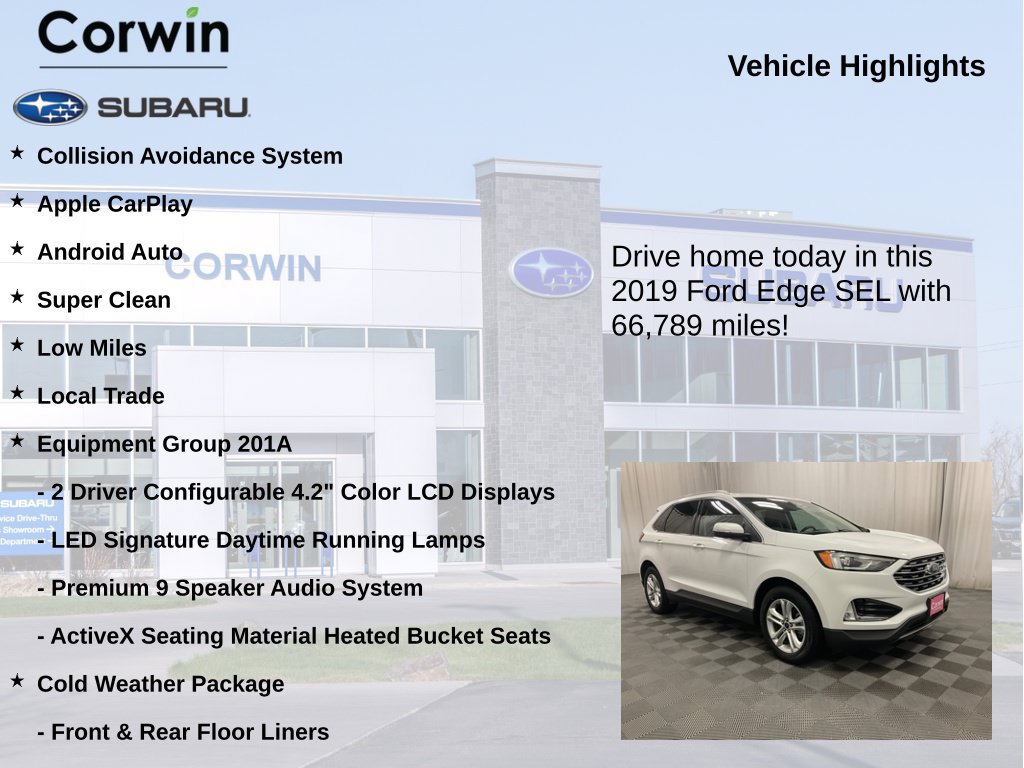 Used 2019 Ford Edge SEL w/ Equipment Group 201A FWD image 6