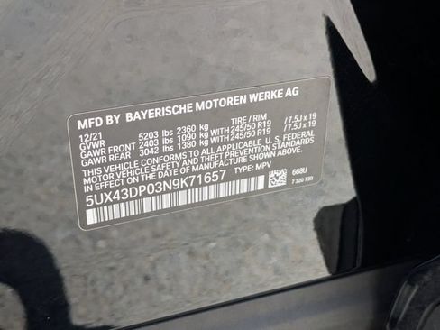 Used 2022 BMW X3 sDrive30i w/ Convenience Package RWD image 28