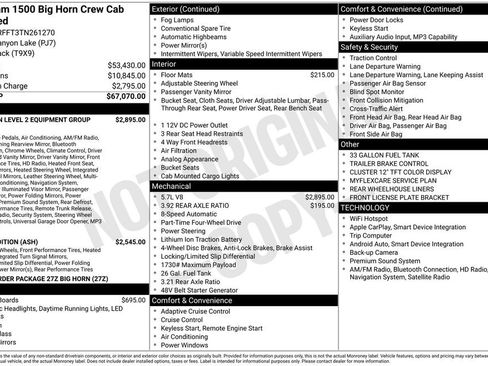 Used 2026 RAM 1500 Big Horn AWD/4WD image 9