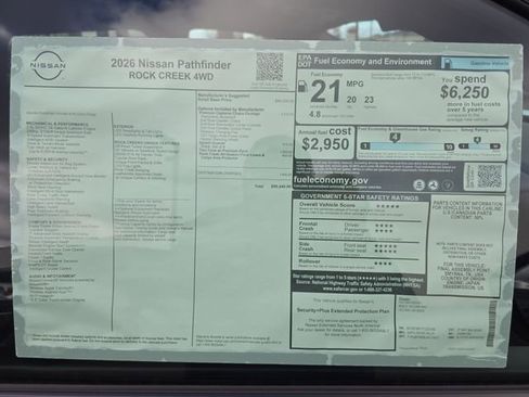 New 2026 Nissan Pathfinder Rock Creek w/ Rock Creek Premium Package AWD/4WD image 31