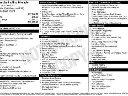 New 2026 Chrysler Pacifica Pinnacle image 39
