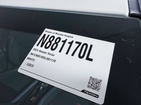 Certified 2025 Nissan Versa SV w/ Trunk Package FWD image 39