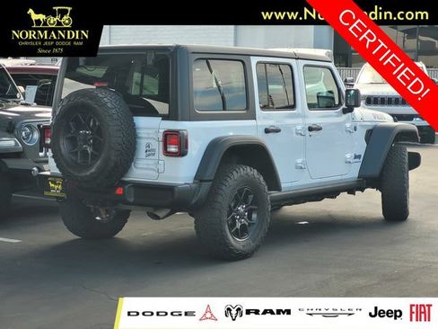 Certified 2025 Jeep Wrangler Unlimited Sport S 4xe AWD/4WD image 3