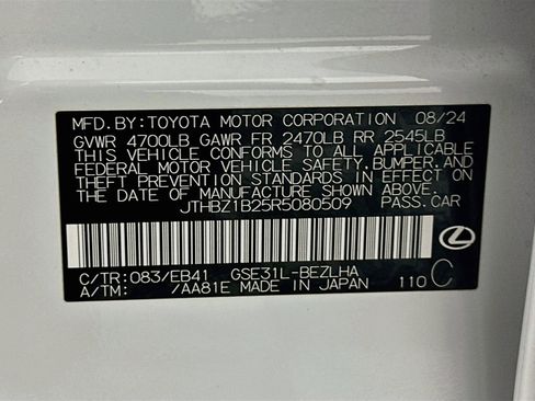 Used 2024 Lexus IS 350 F Sport w/ Accessory Package 2 RWD image 12