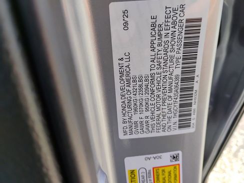 New 2025 Honda Accord SE image 18