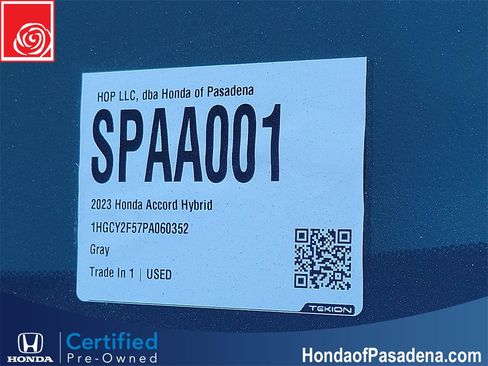 Certified 2023 Honda Accord Sport image 29