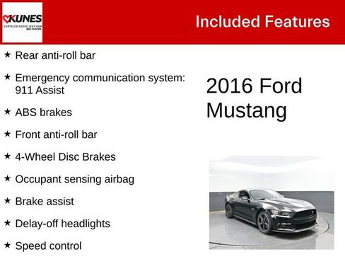 Used 2016 Ford Mustang GT Premium w/ Equipment Group 401A RWD image 4