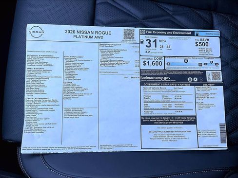 New 2026 Nissan Rogue Platinum image 21