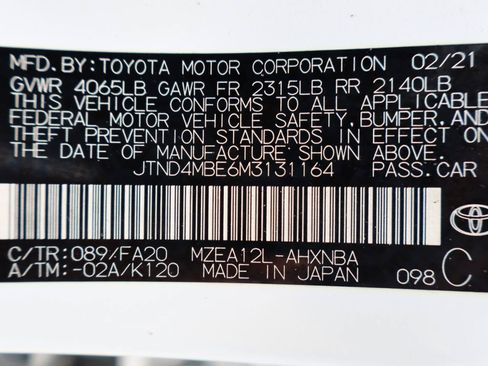 Used 2021 Toyota Corolla SE FWD image 37