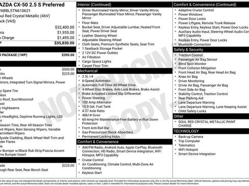 New 2026 MAZDA CX-50 AWD 2.5 S w/ Weather Package image 2