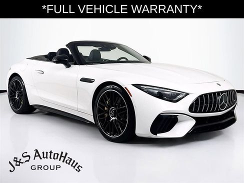 Used 2022 Mercedes-Benz SL 55 AMG 4MATIC w/ Driver Assistance Package image 1