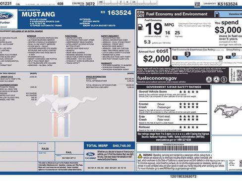 Used 2019 Ford Mustang GT w/ Equipment Group 301A image 6