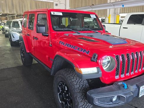 Used 2021 Jeep Wrangler Unlimited Rubicon 4xe w/ Cold Weather Group AWD/4WD image 1