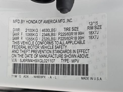 Used 2016 Honda CR-V Touring image 36