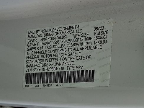 Certified 2023 Honda Pilot EX-L image 27