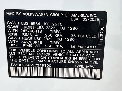 New 2025 Volkswagen Atlas Cross Sport SE image 31