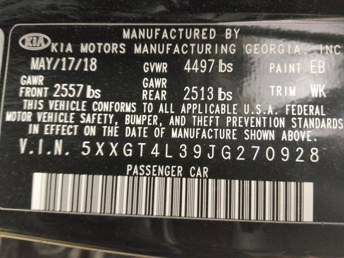 Used 2018 Kia Optima LX w/ 17" Alloy Wheels Package image 33