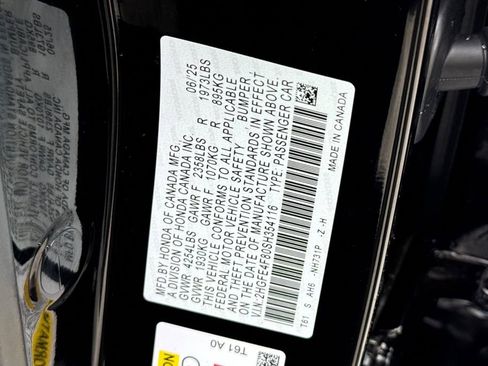 Certified 2025 Honda Civic Sport image 26