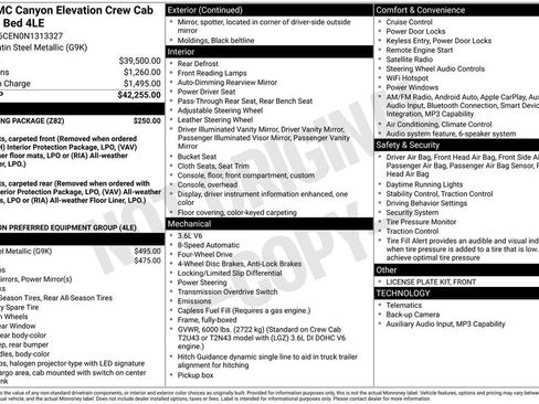 Used 2022 GMC Canyon Elevation w/ Trailering Package AWD/4WD image 9