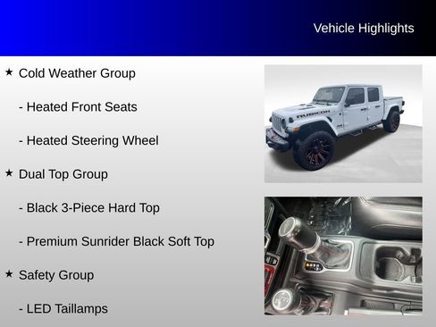 Used 2022 Jeep Gladiator Rubicon w/ Dual Top Group image 16