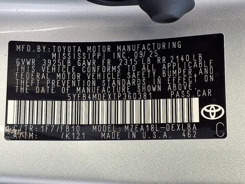 Certified 2026 Toyota Corolla LE image 28