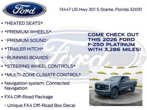 Certified 2026 Ford F250 Platinum AWD/4WD image 17
