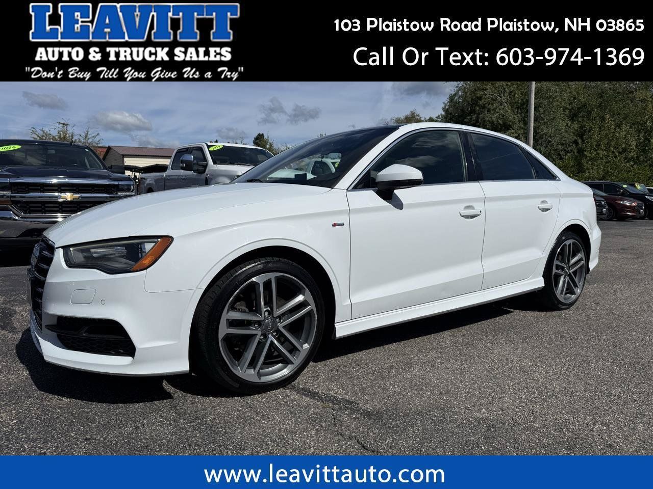 Used 2016 Audi A3 2.0T Premium Plus w/ Premium Plus Package AWD/4WD image 1