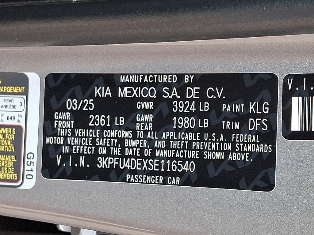 Certified 2025 Kia K4 EX FWD image 26