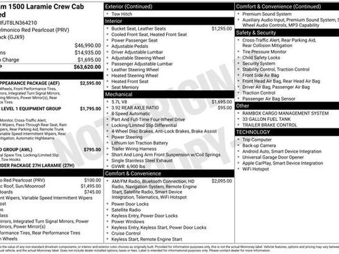 Used 2020 RAM 1500 Laramie w/ Sport Appearance Package image 7