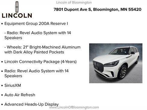 New 2026 Lincoln Aviator Reserve w/ Luxury Package AWD/4WD image 9