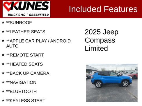 Used 2025 Jeep Compass Limited AWD/4WD image 2