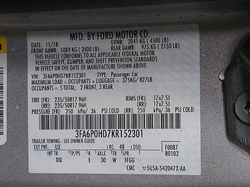 Used 2019 Ford Fusion SE image 33