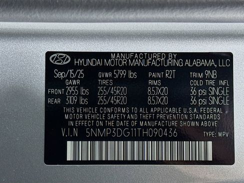 Certified 2026 Hyundai Santa Fe Limited image 36