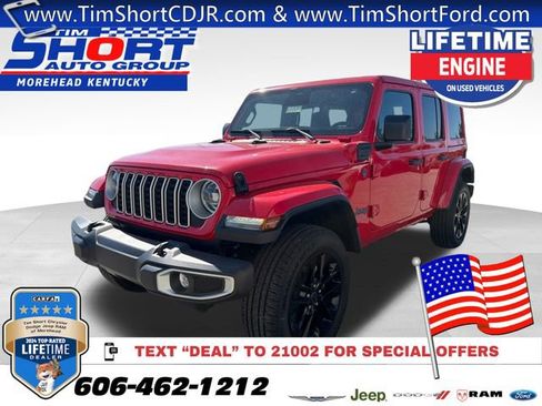 Used 2025 Jeep Wrangler Unlimited Sahara w/ Safety Group AWD/4WD image 1