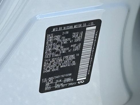 New 2026 INFINITI QX80 Pure image 34