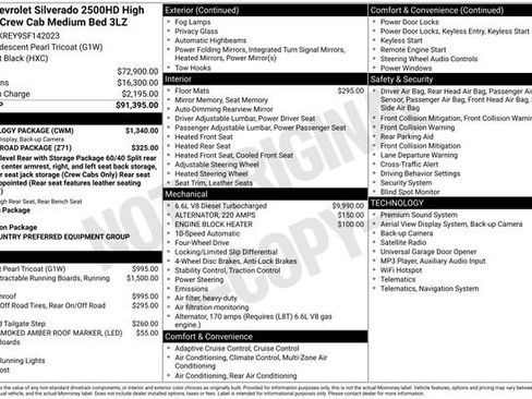 Used 2025 Chevrolet Silverado 2500 High Country w/ Technology Package AWD/4WD image 30