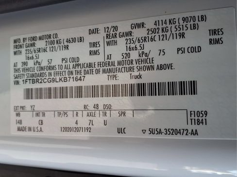 Used 2020 Ford Transit 250 Medium Roof AWD image 25