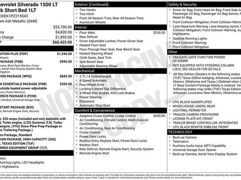 Certified 2023 Chevrolet Silverado 1500 LT w/ Texas Edition Plus AWD/4WD image 36