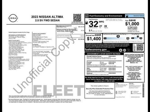 Used 2023 Nissan Altima 2.5 SV FWD image 21
