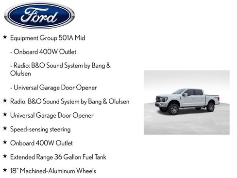 Used 2021 Ford F150 Lariat w/ Equipment Group 501A Mid AWD/4WD image 4