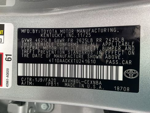 New 2026 Toyota Camry LE image 39