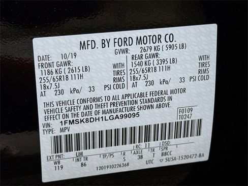 Used 2020 Ford Explorer XLT w/ Comfort Package image 16