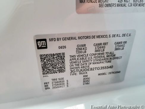New 2026 GMC Sierra 1500 SLT w/ SLT Premium Plus Package AWD/4WD image 19
