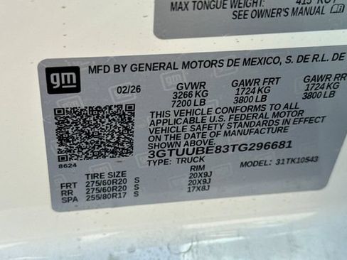 New 2026 GMC Sierra 1500 SLE w/ X31 Off-Road Package AWD/4WD image 33