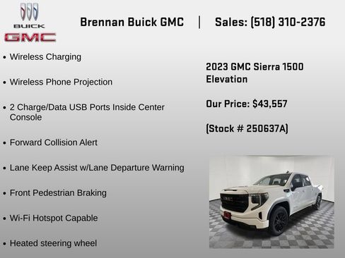 Certified 2023 GMC Sierra 1500 Elevation w/ X31 Off-Road Package AWD/4WD image 18