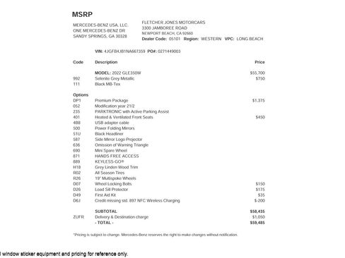 Certified 2022 Mercedes-Benz GLE 350 image 4