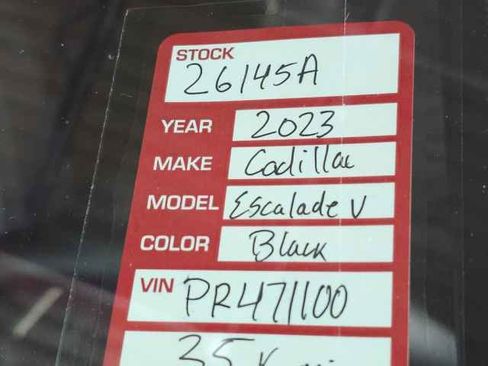 Used 2023 Cadillac Escalade V w/ LPO, ONYX Package image 52