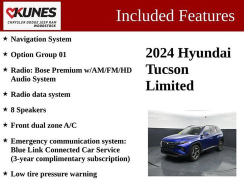 Used 2024 Hyundai Tucson Limited AWD/4WD image 3